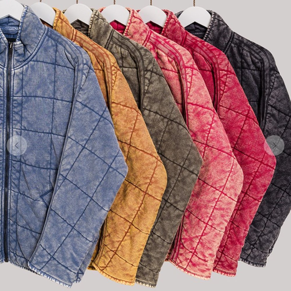 NWT Dolman Quilted Knit Jacket, BLUE - Size XL - Picture 6 of 7